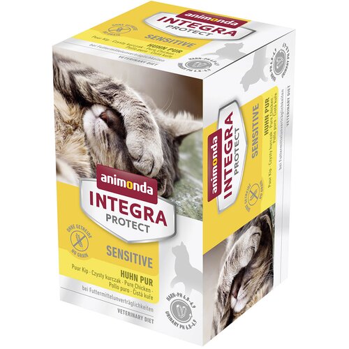Animonda Integra Protect Adult Sensitive pladnji 24 x 100 g - Čisti piščanec Cene