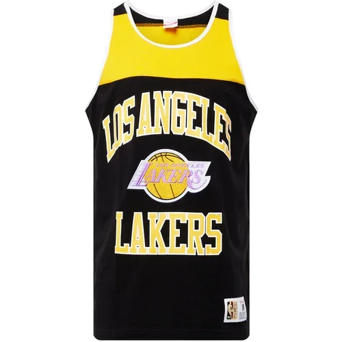 Mitchell & Ness Tehnička sportska majica 'LA LAKERS' žuta / svijetloljubičasta / crna
