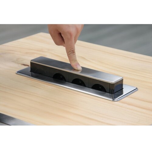 Solight PP126C-PD20 - Stub sa utičnicama za radnu ploču stola, 3x230V + USB-A + USB-C Slike