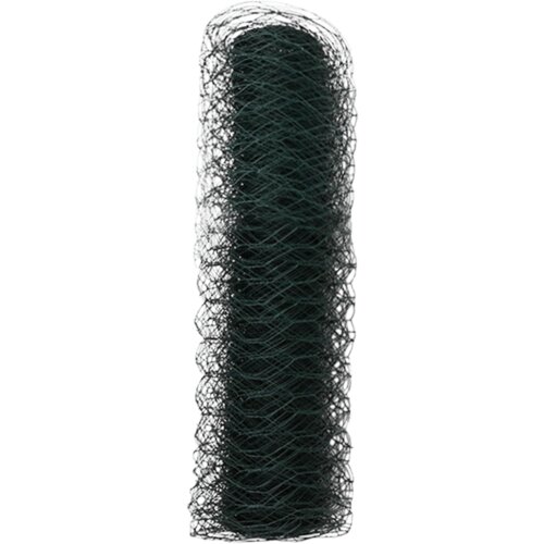 VidaXL Heksagonalna Ograda Zelena 0.8x25 m Čelik Slike