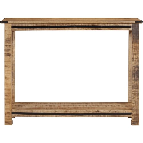 Maison Chic konzolna miza - miza ob steni 100&amp;times;35&amp;times;75 trden mangov les, (21786386) Slike