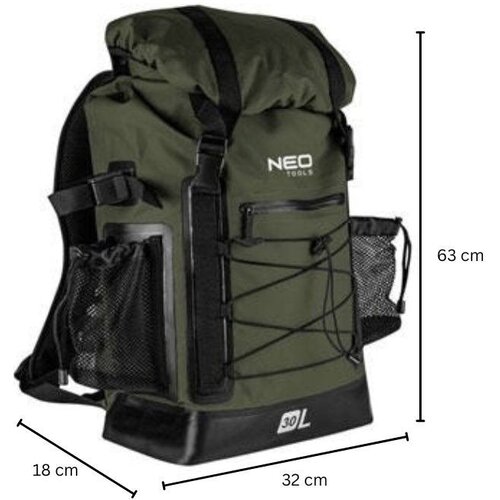 Neo Tools 600D vodoodporen nahrbtnik 30 L Slike