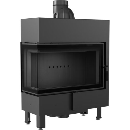 Kratki vgradni kamin LUCY/14/SLIM/L/BS/BLACK Cene