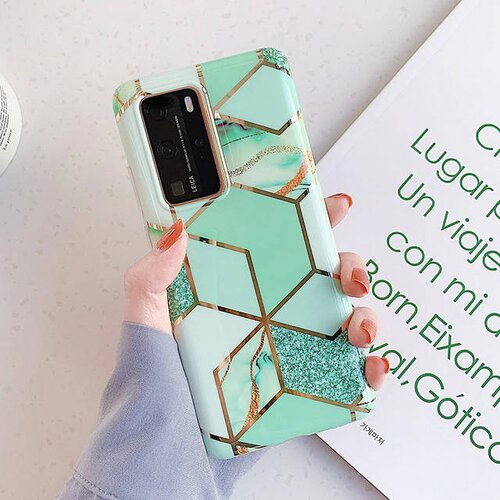  Ovitek za Huawei P40 | Zelen, vzorec marmorja Cene