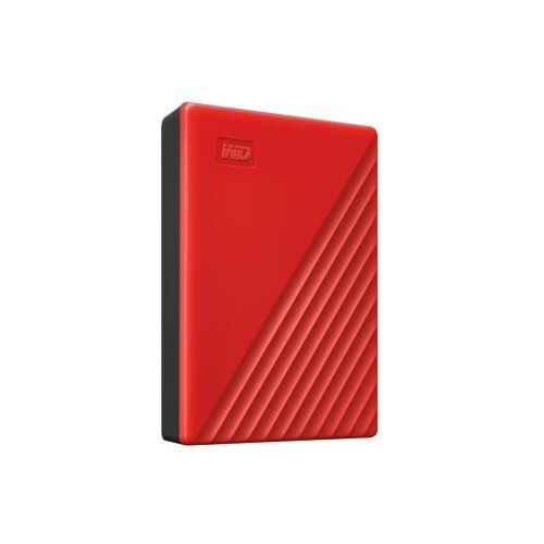 Western Digital WD My Passport 6TB prenosni trdi disk (HDD), združljiv z USB 3.0 in USB 2.0, v barvi Red, maloprodajna embalaža. Cene
