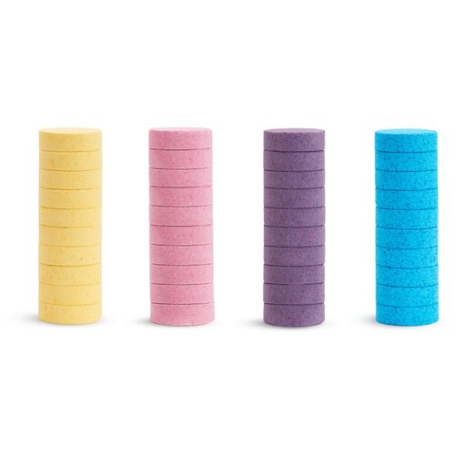 Munchkin Color Buddies raznobojne &amp;scaron;umeće tablete za kupku 24 m+ 40 kom Slike