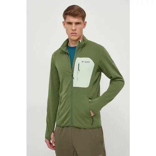 Columbia Športni pulover Triple Canyon zelena barva