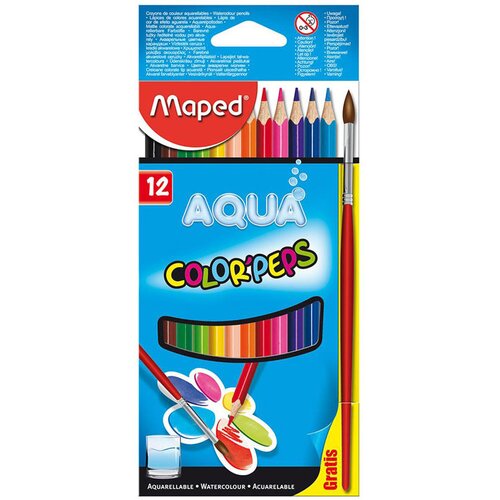 Maped Akvarelne barvice Color&amp;amp;apos;peps, 12 kosov Slike