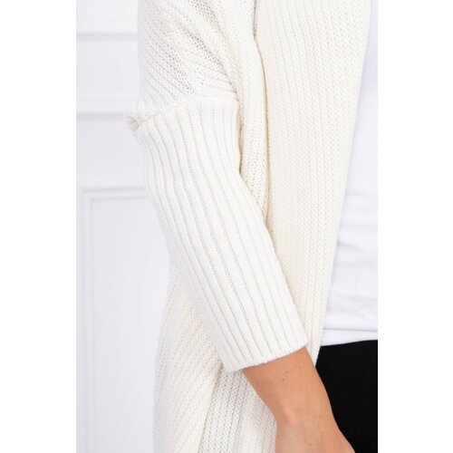 Kesi Sweater with batwing sleeve ecru Slike