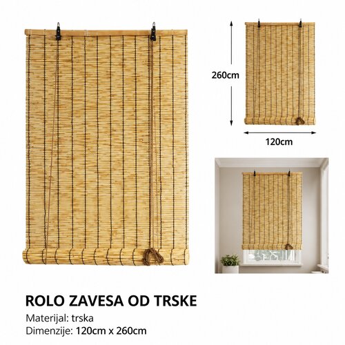 KMT Rolo zavesa, 120x260 cm, Smeđe boje Cene