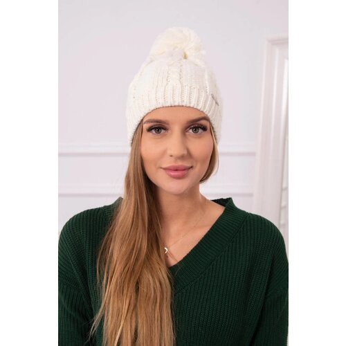 Kesi Cap with fleece Stefania K278 ecru Cene