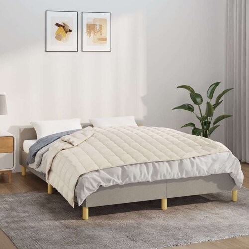  Te&amp;scaron;ka deka svijetla krem 120 x 180 cm 5 kg od tkanine Slike
