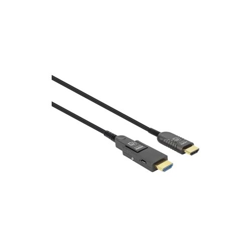 Manhattan HDMI to Micro HDMI Plenum-Rated Cable, 4K@60Hz (Premium High Speed), 20m, Active, Detachable HDMI Male (Type A), Male to Male, Black, Gold Plated Contacts, Lifetime Warranty Cijene