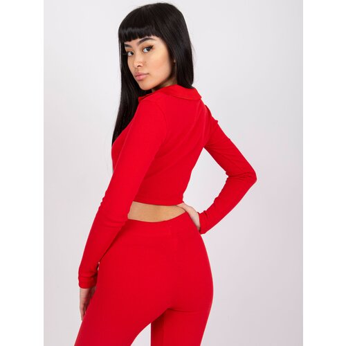 RUE PARIS Blouse-RV-BZ-7563.02-red Slike