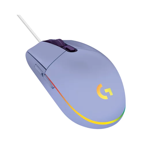 Logitech G102 lightsync gaming optična črna miška