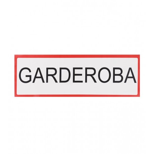 Master Naljepnica GARDEROBA 10x30cm M50861 Cijene