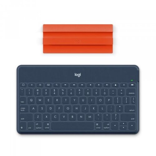 Logitech Tastatura Keys-to-go - Ultra-laka Bežična Tastatura za iPhone, iPad, Apple TV i Mac - Plava - UK Cene