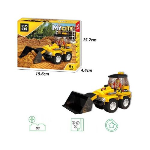 Kocke blocki buldozer 88pcs ( 76/0230 ) Slike
