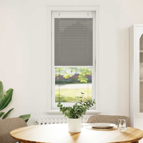 VidaXL Plisirana roleta antracit 40x150 cm &amp;scaron;irina tkanine 39,4 cm Slike