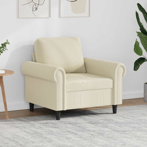  Fotelja krem 60 cm od umjetne kože Cijene