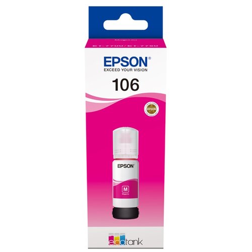 Epson 106 C13T00R340 magenta mastilo 70 ml Slike