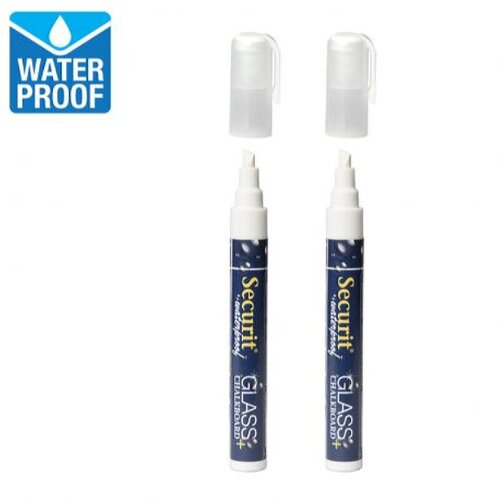 SECURIT Vodoodporni marker s tekočo kredo Securit (debelina črte 2-6 mm, 2 kosa) Cene