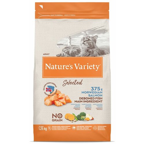 Nature's Variety selected cat adult losos 1.25KG Slike
