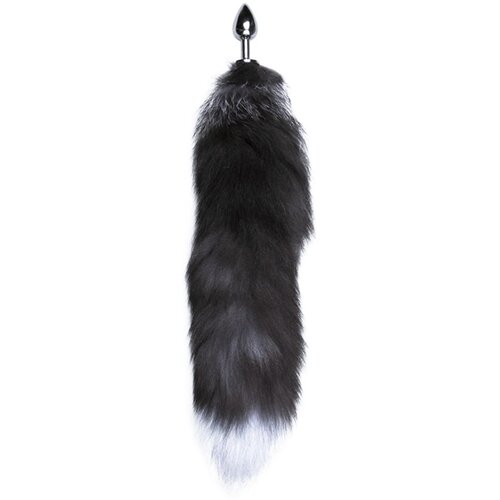 Alive Black and White Fox Tail Anal Pleasure L Slike