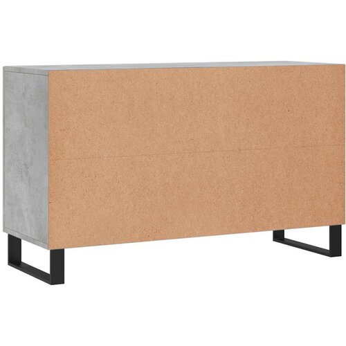 Komoda siva boja betona 100x36x60 cm od konstruiranog drva Slike