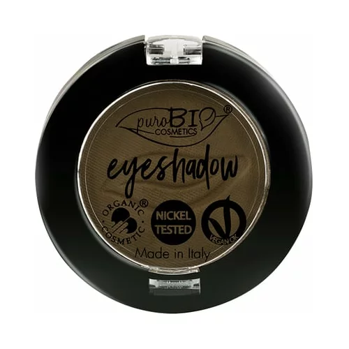 puroBIO cosmetics compact eye shadow - 14 hladno smeđa (mat)