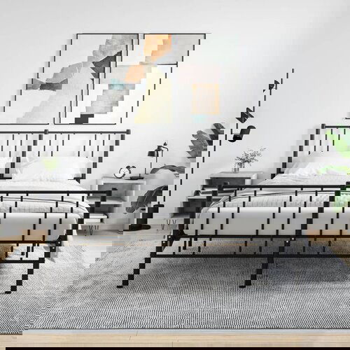 VidaXL Nočna omarica 2 kosa betonsko siva 40x30x50 cm inženirski les Slike