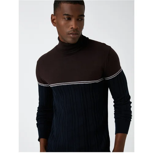 Koton Sweater - Burgundy - Fitted