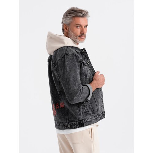 Ombre Men's mid-season jeans jacket Cijene