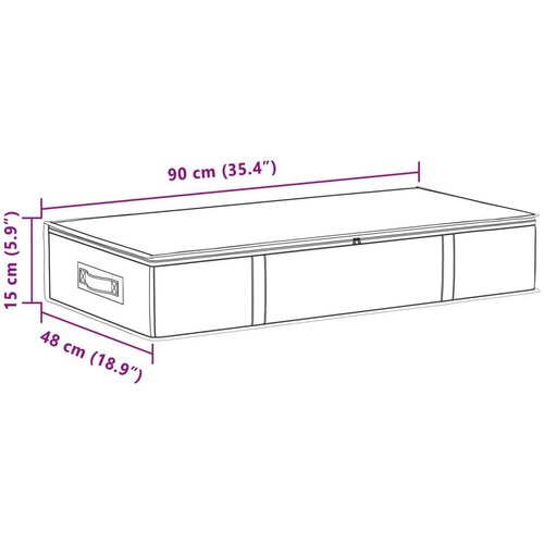  Kutija za pohranu s prozirnim prozorom na vrhu Antracit - Antracit 1 90 x 48 x 15 cm Cijene