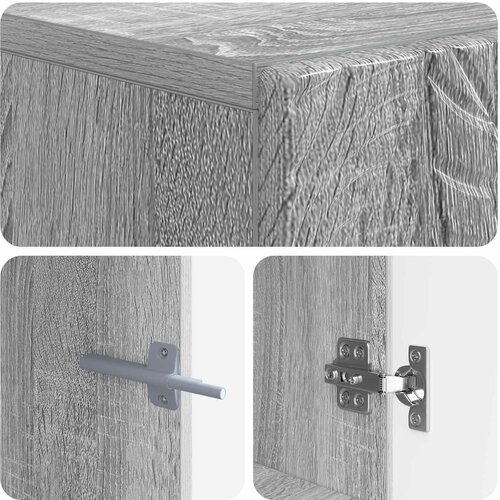  Kabinetska WC DELFT Siva Sonoma 66 x 25,5 x 190 cm Slike