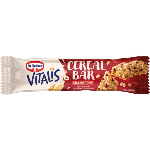 Dr. Oetker Štanglica DR OETKER Vitalis cereal bar brusnica 35g Cene