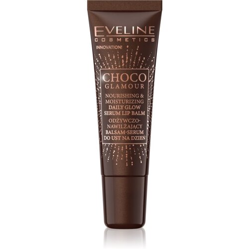 Eveline Cosmetics Choco Glamour hranilni in vlažilni balzam za ustnice 12 ml Cene