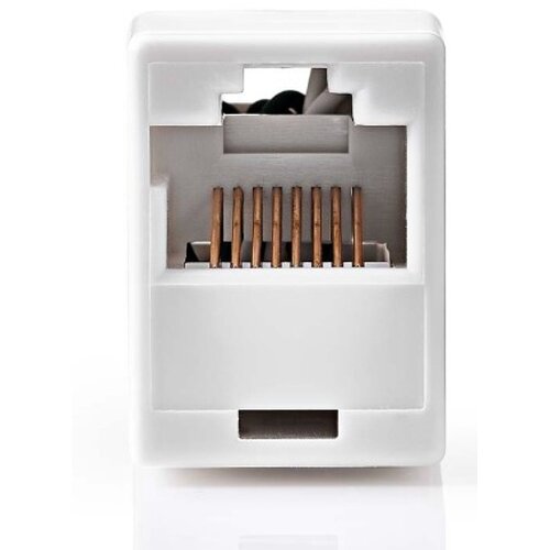 Nedis CCGB89005WT Network Coupler, CAT5, Unshielded, RJ45 Female, Straight, ABS Cene