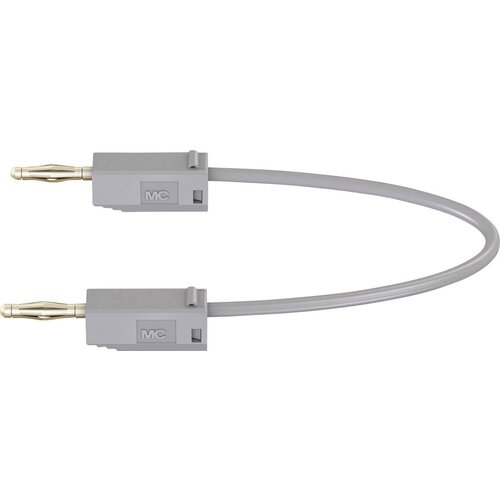 St&amp;auml;ubli Merilni kabel (lamelni vtič 2 mm - lamelni vtič 2 mm) 0.45 m sive barve MultiContact LK205, (20422319) Slike