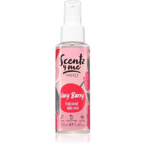 Yardley Scentz 4 Me Very Berry meglica za telo za ženske 100 ml Cene
