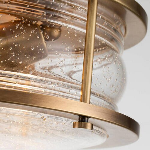 Elstead Lighting Quintiesse QN-ASHLANDBAY-F-NBR-BATH-Stropna svetiljka za kupatilo ASHLAND 2xE27/60W/230V IP44 Slike