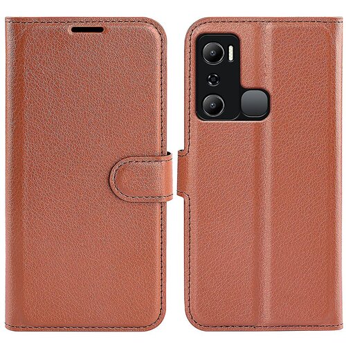 INORCO Ovitek za mobilni telefon Infinix Hot 20i 4G Litchi tekstura denarnica preklopno stojalo PU usnjen ovitek za telefon, (22033122) Slike