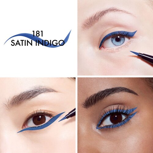 Dior Diorshow Liquid Liner tekući eyelineri u olovci vodootporno nijansa 181 Satin Indigo 0.55 ml Slike