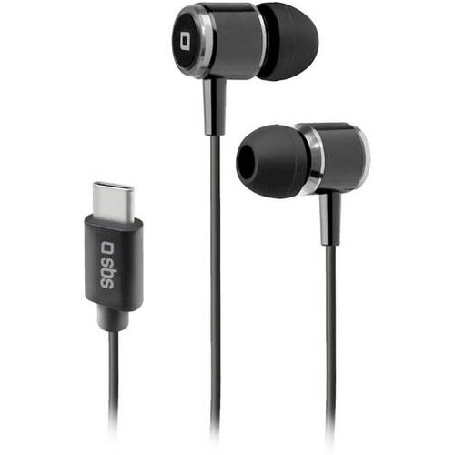 Sbs u&amp;scaron;esne slu&amp;scaron;alke USB-C TEEARTYCK črne Slike