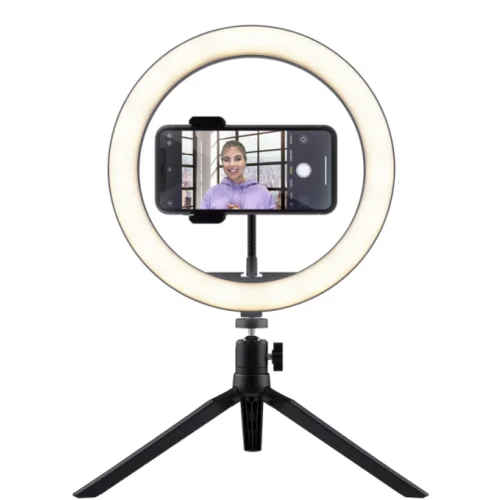 Trust Maku streaming kit 2in1 Ring light + green screen tripod