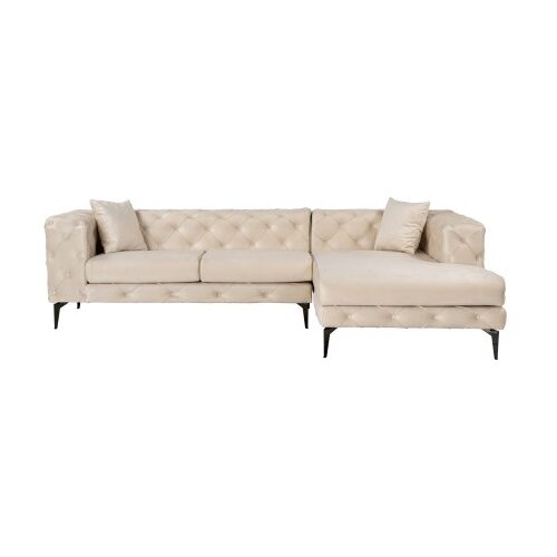 Atelier Del Sofa ugaona garnitura como eco right beige black Cene