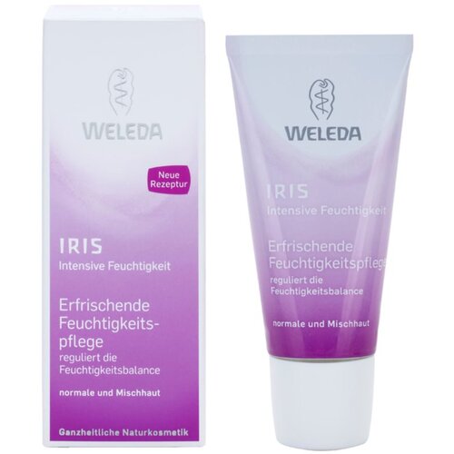 Weleda Iris Hydrating Facial Lotion vlažilna krema z irisom za normalno in me&amp;scaron;ano kožo 30 ml za ženske Slike