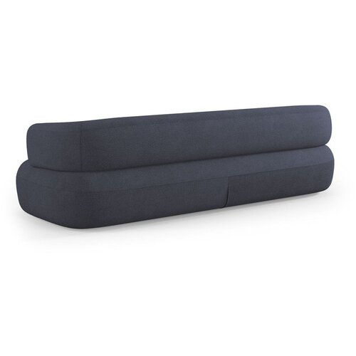 Micadoni Tamno plava sofa od boucl&amp;eacute; tkanine 200 cm Jenny &amp;ndash; Slike