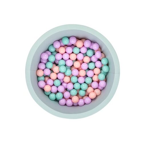 WALLXPERT bazen s lopticama, Bubble Pops v4, 85x85x30 cm, Mint Cene