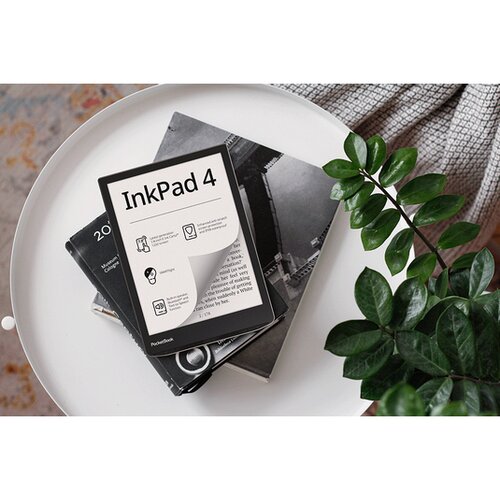 PocketBook E-bralnik PB743G INKPad4 srebrn (7,8" E-Ink, osvetlitev ozadja, 2x1GHz, 32GB, 2000mAh, wifi, BT, mSD) Cene